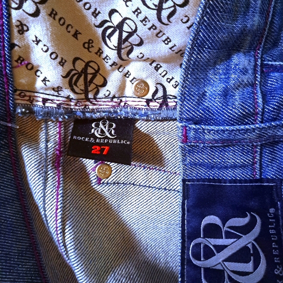 Rock & Republic Berlin Skinny Jeans Size 27 - Picture 9 of 9